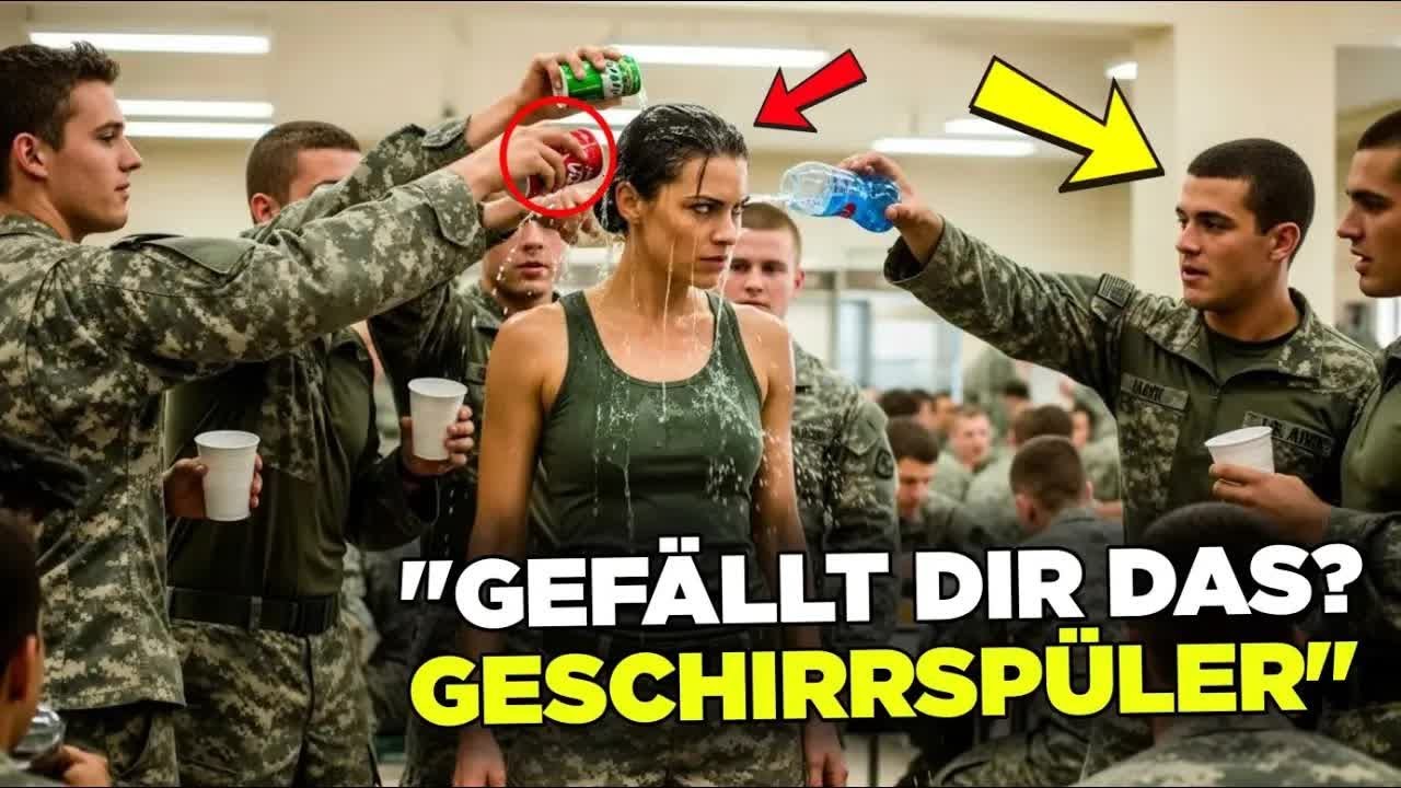 „Trink Es, Frau!“ Rekruten Übergossen Sie Mit Getränken, Ohne Zu Wissen, Sie Ist Spezialkraft
