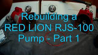 Rebuilding a Red Lion RJS-100 Water Pump - Part 1