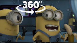 VR 360°  The Minions' Epic Banana Battle  Despicable Me