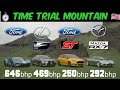 Gran Turismo 7 / 4K / TIME TRIAL MOUNTAIN / Ford GT (2017) / Lexus RF-C  / RX7 (2002) / Focus ST
