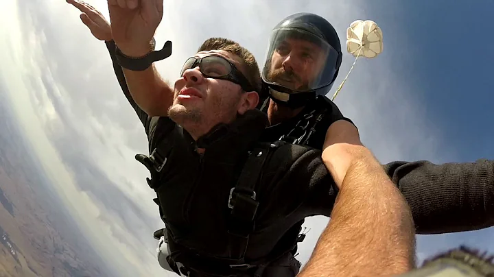 Nick's first skydive at 18K ft