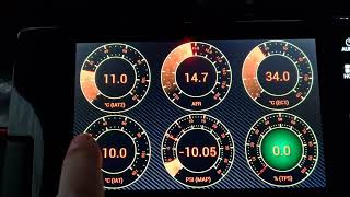 Ktuner mapped FK8 running Tunerview app with custom gauges demo....Just or Brett 😉😄 screenshot 4