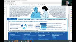 Guide for patient reported experience questionnaire design, validation and implementation in a high