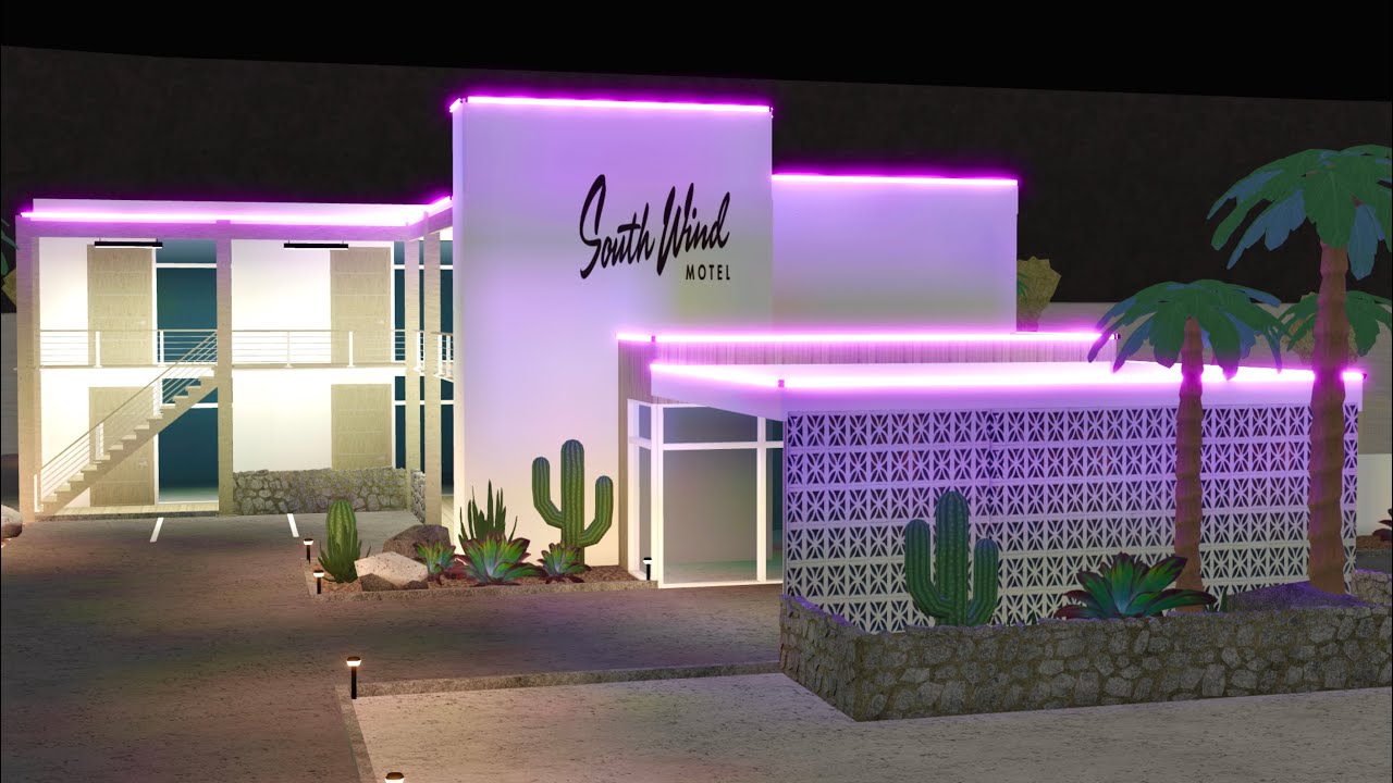 building a MOTEL in bloxburg YouTube