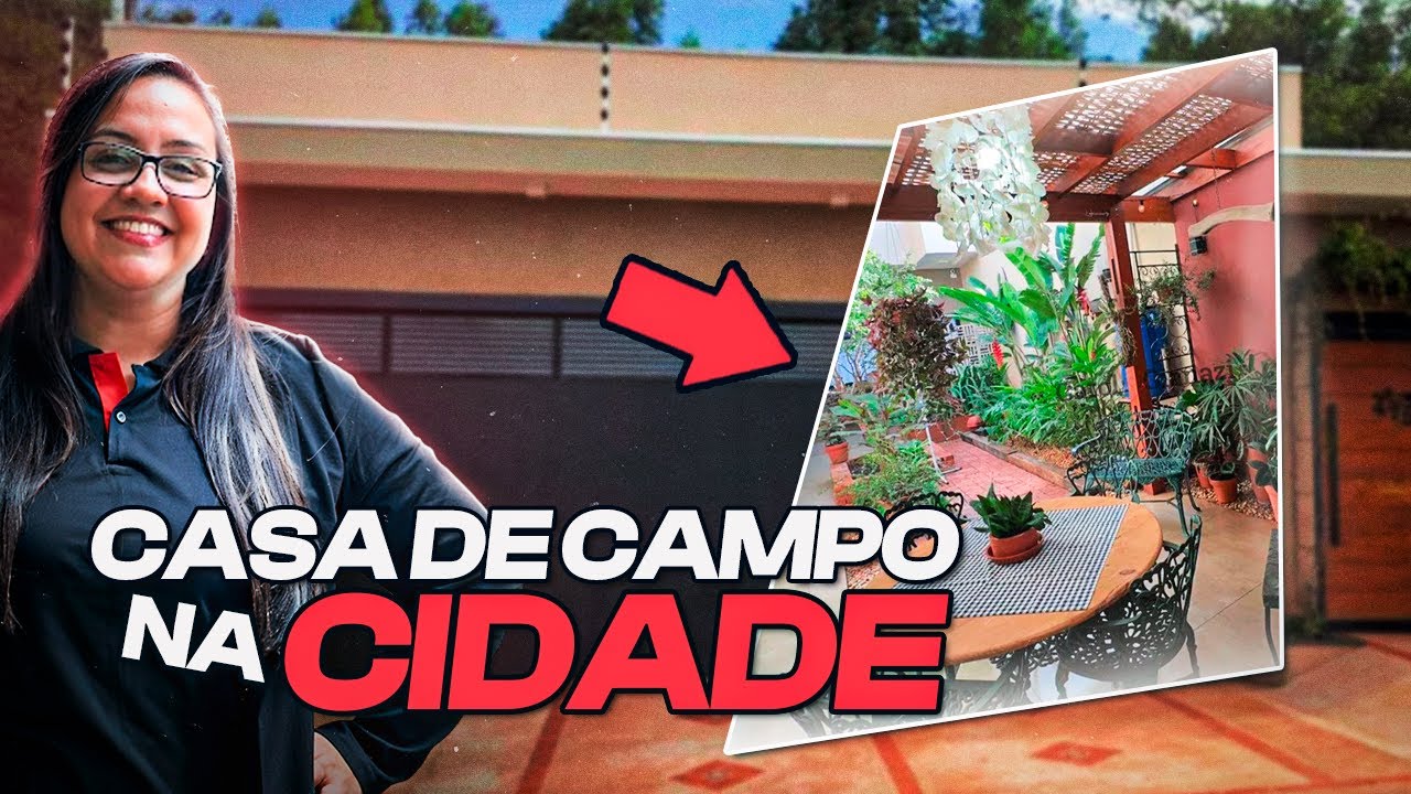 Você não vai acreditar nessa casa de campo no meio da cidade!