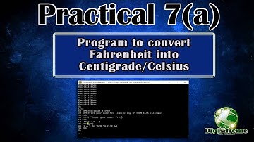 Computer Practical 7(a) - Class IX 2021