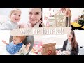 WE'RE BACK HOME!!! | hang out with me while I get my life together (kind of) 💕 | DITL OF A MOM OF 2