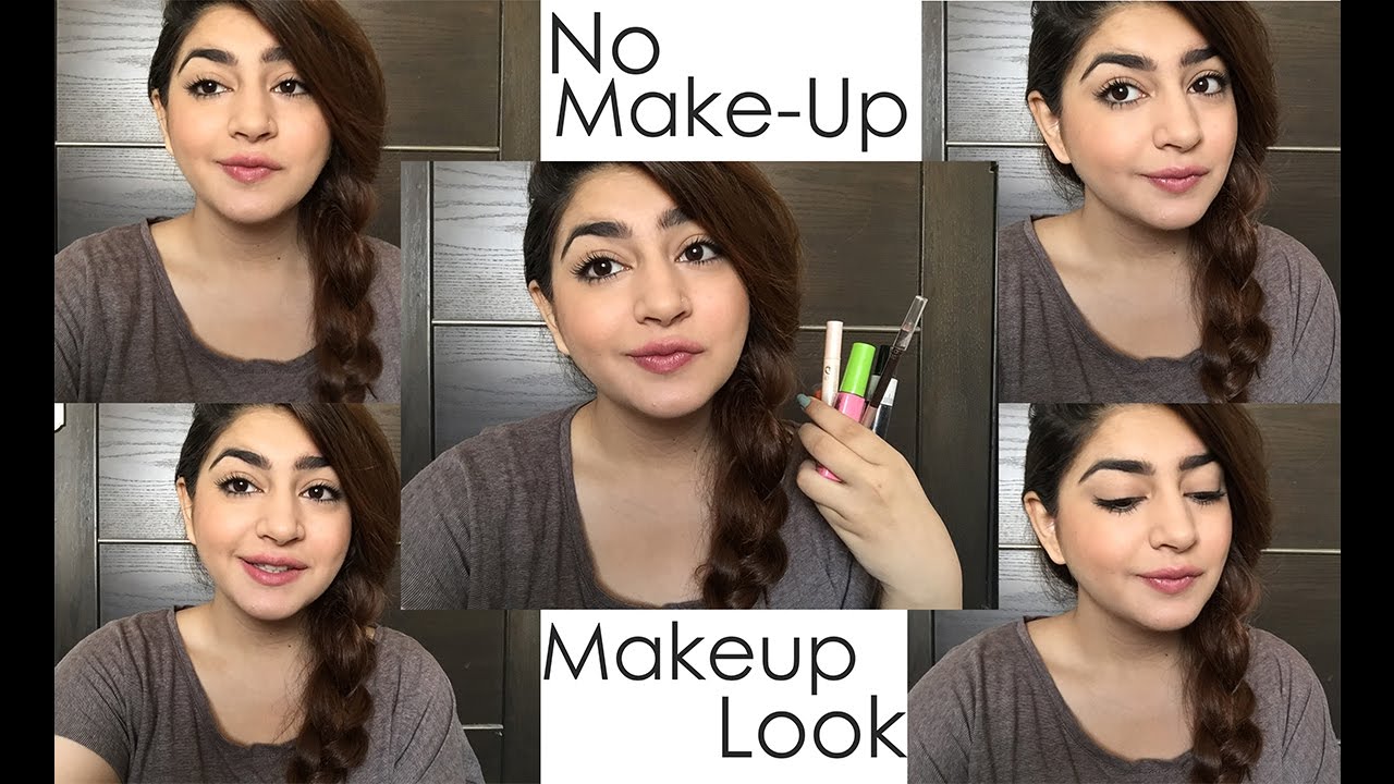 No MakeUp Makeup Look No Foundation Look Affordable Makeup YouTube