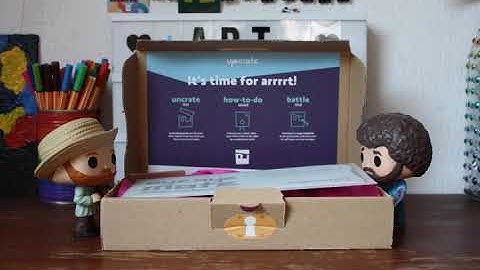 My first Stopmotion unboxing Upcrate No. 13