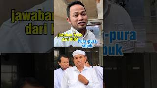 jawaban KDM untuk gubernur kaltim #kdm