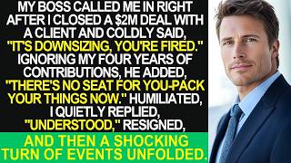 My Boss Fired Me Over 'Restructuring' , After My $2 Million Deal. That Was The Start Of His Ruin...