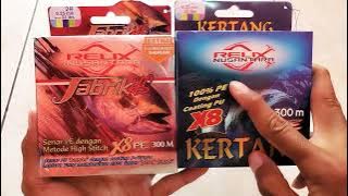 Review perbandingan senar Pe Fluoro Jabrik HS dan Kertang Coating Pu | Rekomendasi Para Pemancing