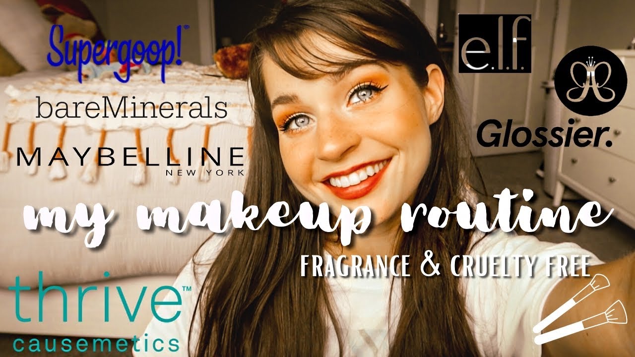 MY MAKEUP ROUTINE (fragrance free, dermatitis-safe products)