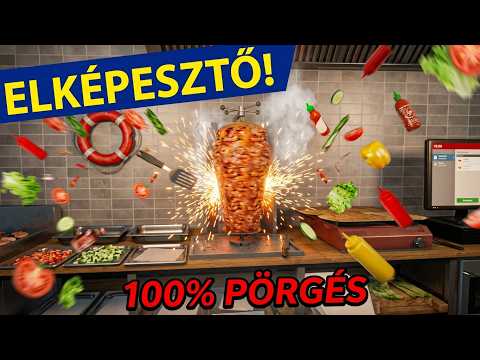 ELKÉPESZTŐ PÖRGÉS a Wrap House Simulator-ban! 🥙