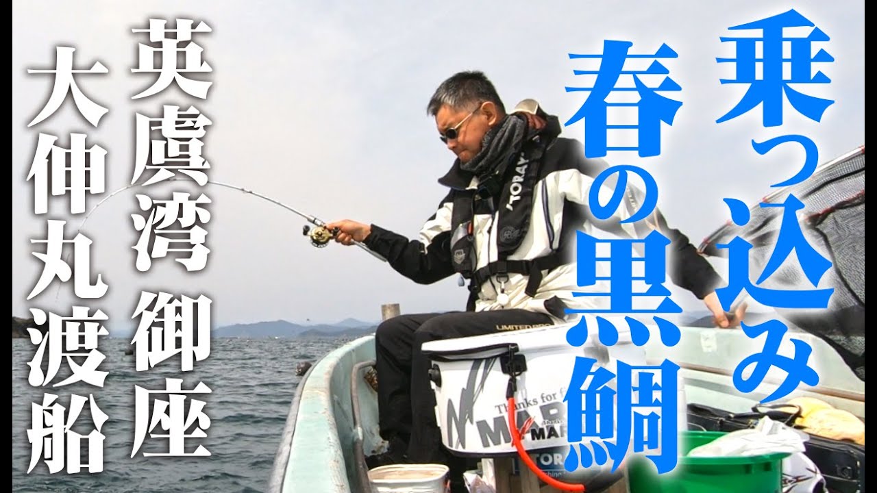 楽しいちぬ釣り #58 桜花の黒鯛かかり釣り 三重 御座 开心钓黑鲷 Extreme Bream Fishing