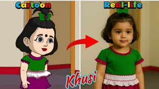 Natia Comedy cartoon characters in real life . screenshot 4
