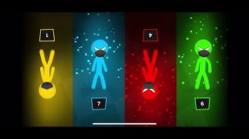 Stickman Party All Minigames - Stickman Tournament party -[1-2-3-4 player] Gameplay 2023 iOS
