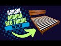 Acacia Aurora Bed Frame. SEE THE FEATURES BEFORE BUYING!
