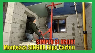 🔴EP.3 Cea mai SIMPLA metoda de a monta Gips Carton.BARIERA DE VAPORI Knauf Insulation