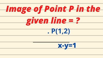 Image of a point with respect to a line | Co-ordinate geometry | IIT JEE Maths