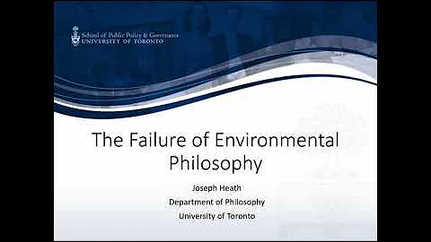 Joseph Heath on Climate Change and the Failure of ...