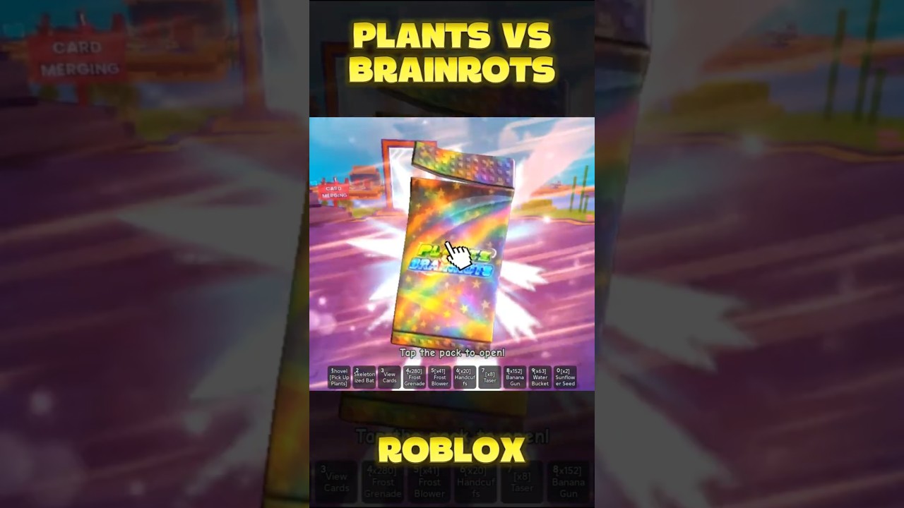 Roblox Plants Vs Brainrots Shiny Card 3 