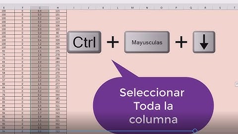 Excel convertir texto a numero de forma masiva, seleccionar una columna Excel
