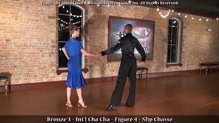 Planet Ballroom® - Bronze 3 - INTERNATIONAL CHA CHA - Figure 4 - Slip Chasse