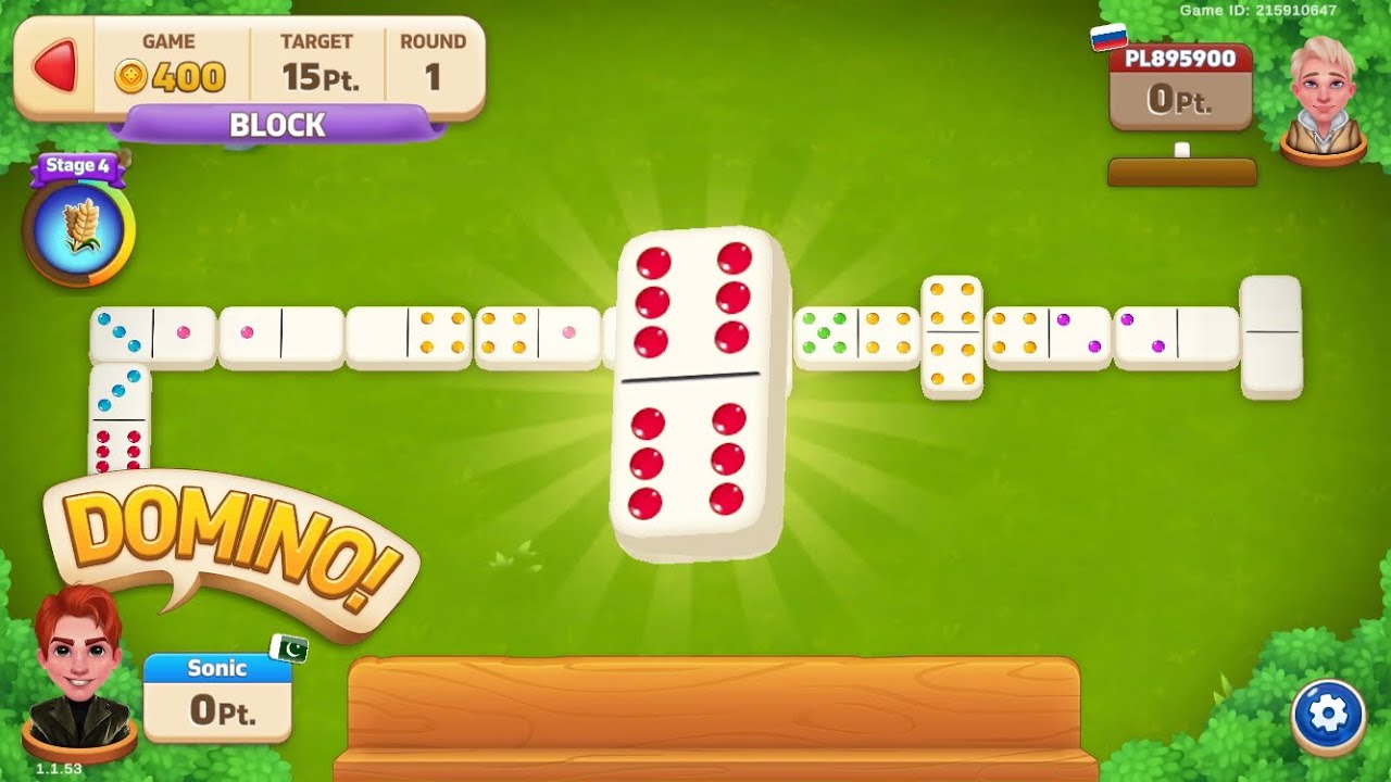 🕹️ Play Domino Block Game: Free Online Dominoes Video Game App With 2 to 4  Players