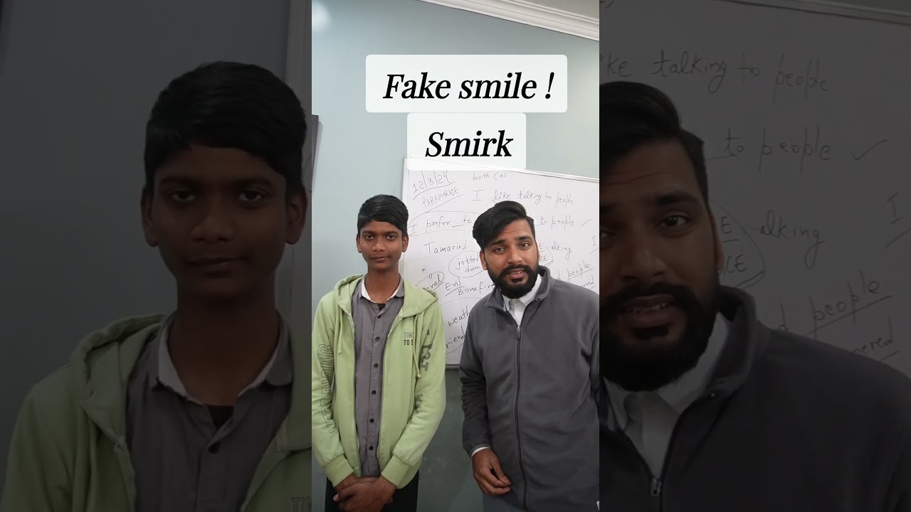 New words "Smirk and Grin 