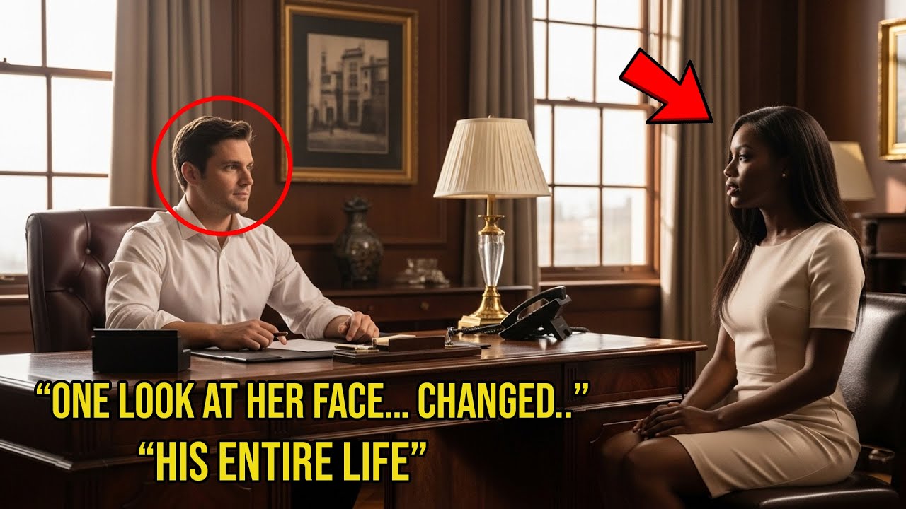 The Black Woman Came to Interview for a Maid Job—The Billionaire Froze at Her Face