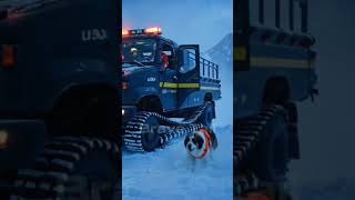 Dog Saves Child From Lost On Snowstorm #golden #dog #puppy #ai #storytelling #childish