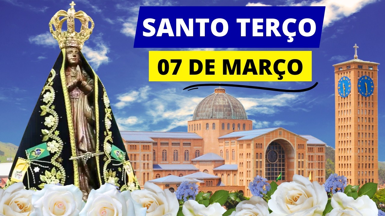 SANTO TERÇO DE HOJE - 07/03/2026 | MISTÉRIOS GOZOSOS | VAMOS REZAR JUNTOS | SÁBADO