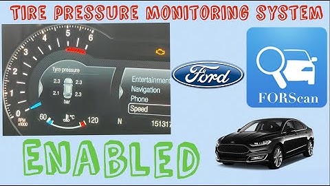 TPMS - ENABLED - Digital Display - Forscan - Ford Mondeo, Edge, Explorer, Galaxy, S-Max,