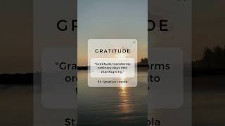 Gratitude