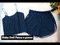 Como fazer Baby Doll de malha | Molde e Costura | SLEEPING CLOTHES | Dayse Costa