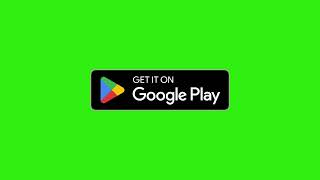 Google Play & App Store Download Button animated green screen video by @pixxeledge | Royalty Free