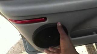 How & Where to place rear door speakers in a 2005 Buick Century