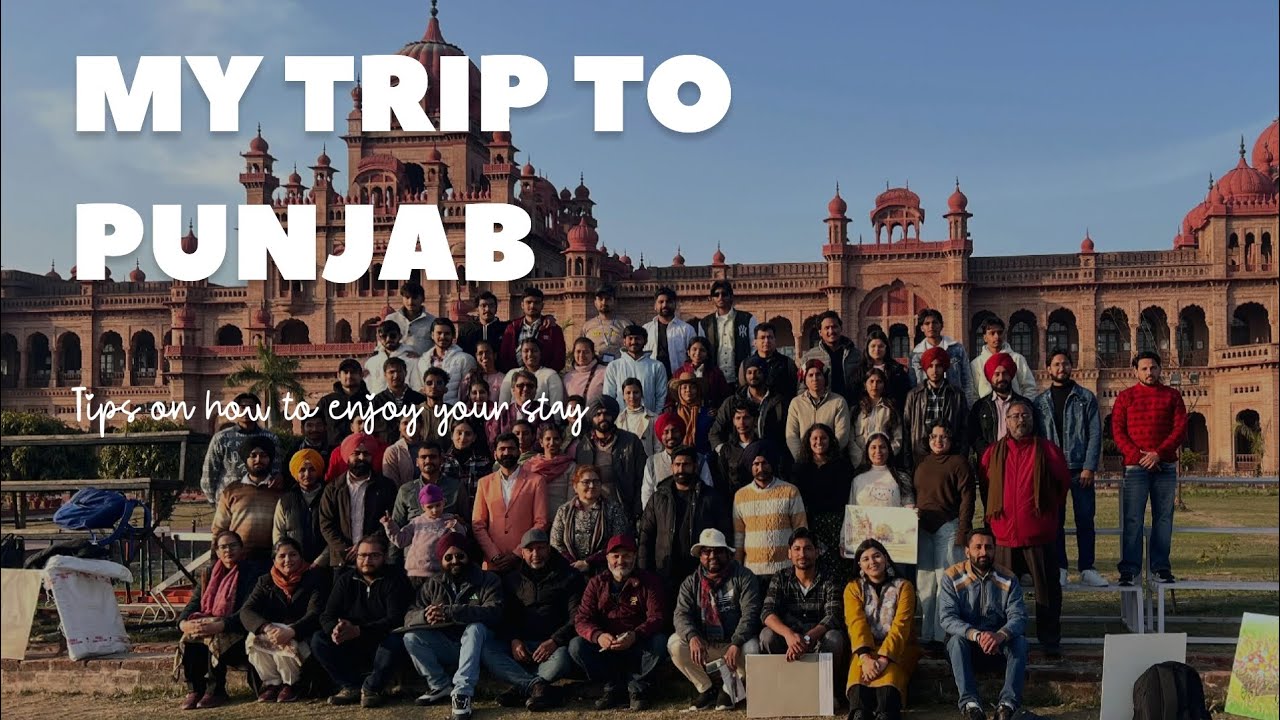 Punjab Artist Blog | Live Outdoor Watercolor Demo 🎨 | Artist Pavan Kumawat Sir & Sikandar Sir 