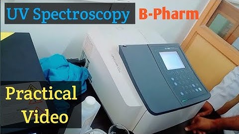 UV Spectroscopy [Determine absorption maxima of paracetamol] #pharmacy #viral  #spectroscopy