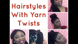 How To: 5 Hairstyles for Yarn Twists or Yarn Braids