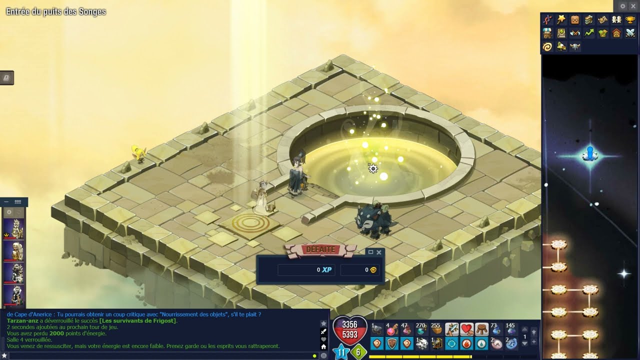 Dofus, Bworker, Kankreblath étage 387 Songes Infinis, compo cac, Panda Feca Ougi Zobal