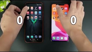 Xiaomi Black Shark 2 Pro VS iPhone 11 Pro Max || Speed Test Comparison ||【Known Mobile】