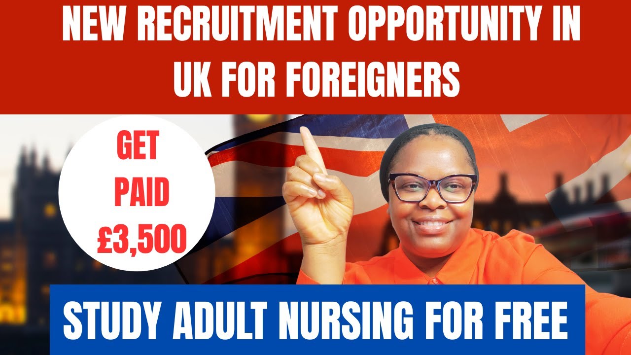 Get Paid £3,500 to Study Adult Nursing in The UK