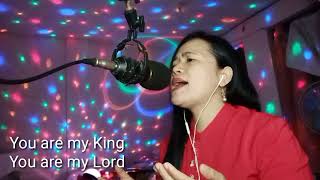 Video thumbnail of "ENTHRONED IN YOUR GLORY(Worship Song) with LYRICS ll Gods Creations Channel"