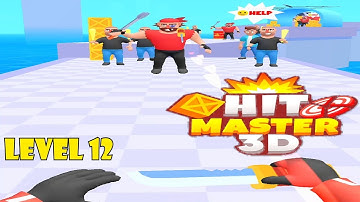 Hit Master 3D: Knife Assassin - Pot Master 3D  - Free Android Games - Gameplay Walkthrough Level 12