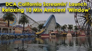 DCA California Screamin' launch at Paradise Pier ambient 'Window' video