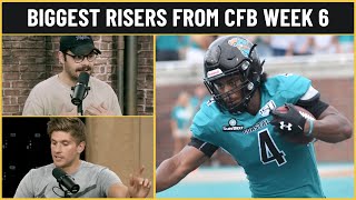 Biggest Risers from Week 6 CFB | PFF