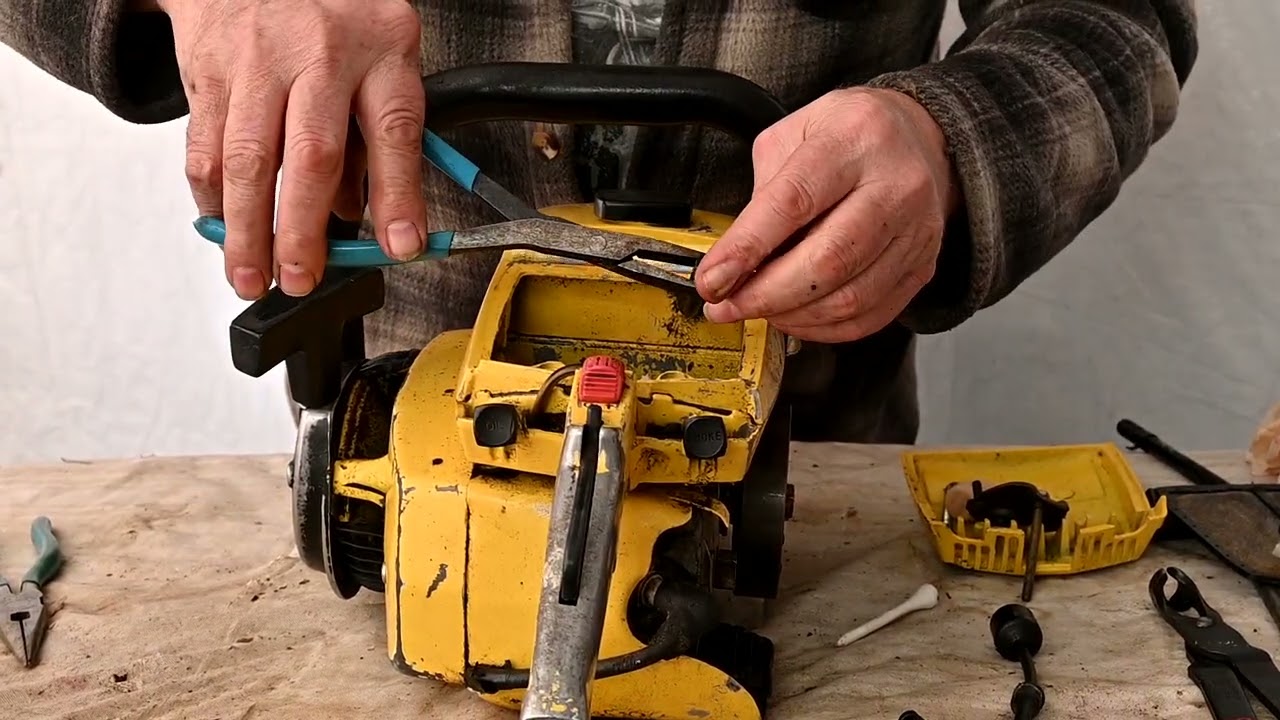 Установка топливной магистрали для бензопилы McCulloch 10-10 + многое другое