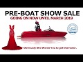 Pre-Boat Show Pricing Happening Now!